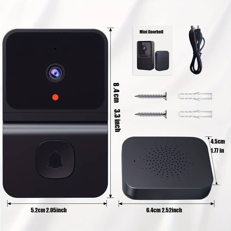 涂鸦智能wifi可视门铃家用叮咚呼叫器无线双向视频可对讲智能家居