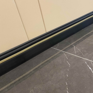 新款软装墙贴pvc踢脚线瓷砖贴腰线 门框包边封边条地脚墙角线自粘