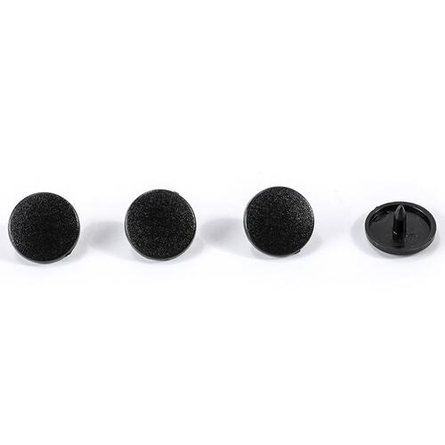 厂家直供T5黑色磨砂四合扣12mm  棒球服树脂按扣 子母扣暗扣