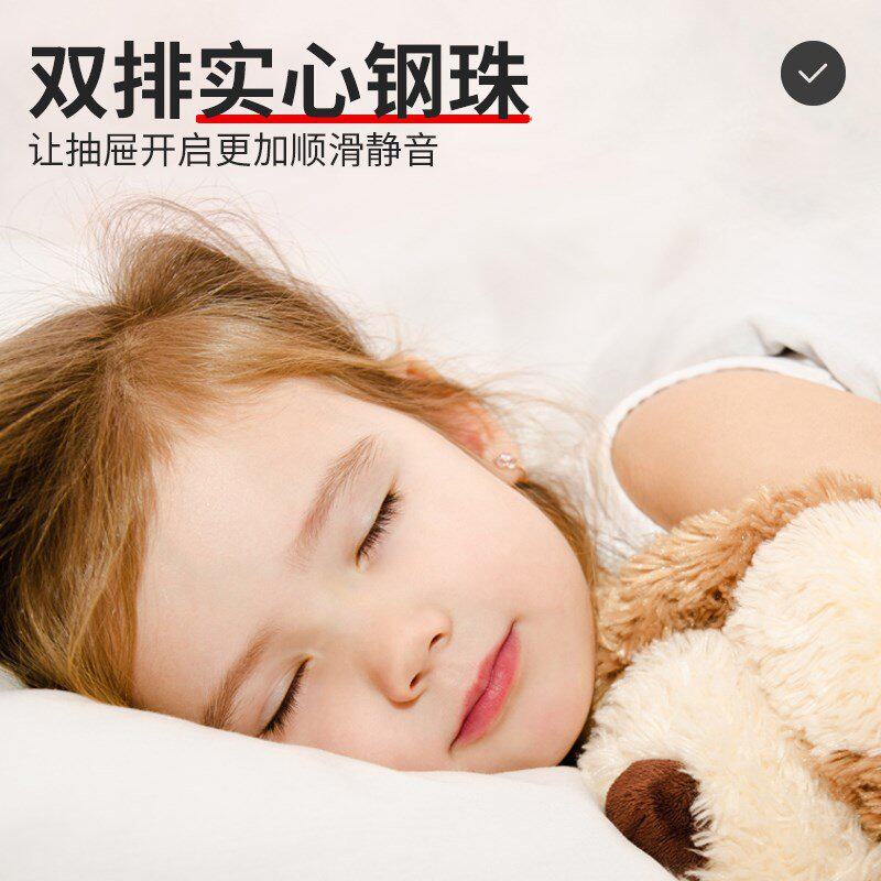 现货带锁止53重型滑轨改装机柜设备展示柜抽屉抽拉道轨三节轨道