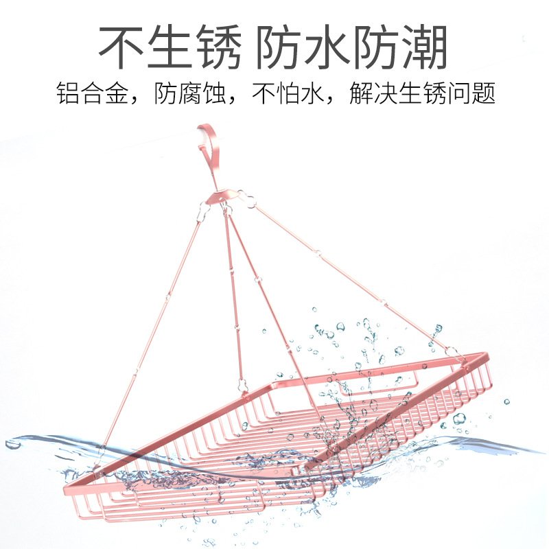 晒衣网晾衣篮家用双层晾衣网晒毛衣晾晒神器防变形平铺网兜晾衣架