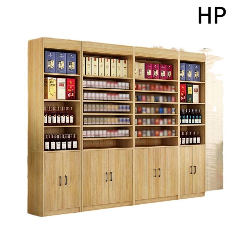 烟酒柜台转角收银台文具药店母婴店展示柜吧台货架置物架麻将椅