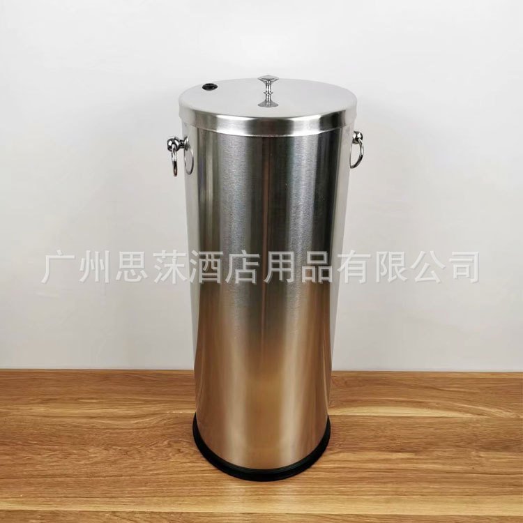 不锈钢茶水桶大号茶渣垃圾桶隔渣桶茶道接水桶过滤桶废水废渣桶小