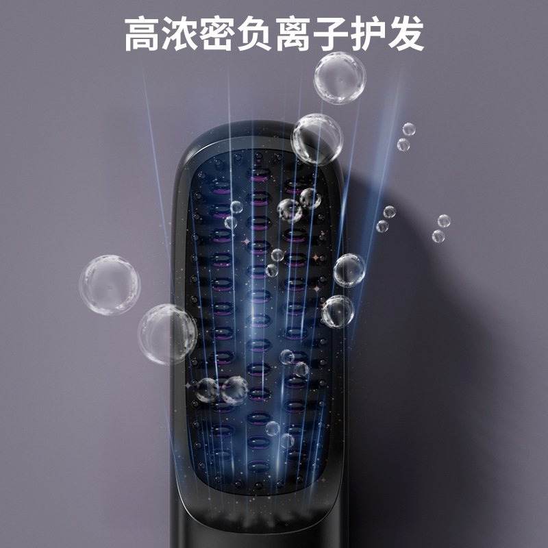 液晶USB充电陶瓷加热电梳子直发器负离子直发护发无线直发梳