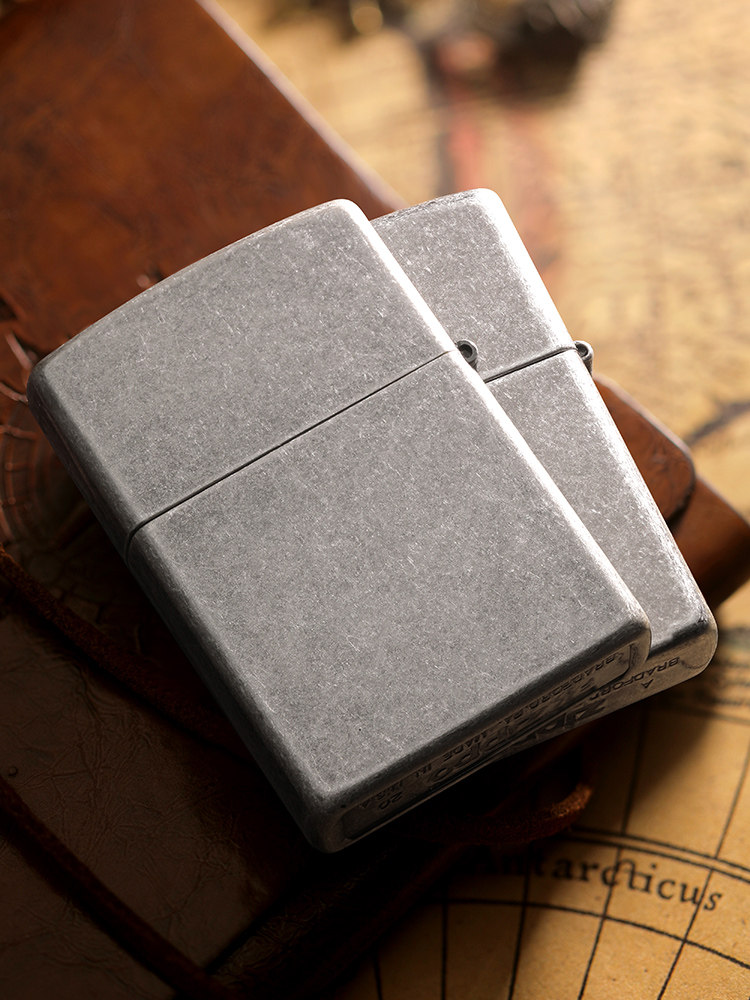 zippo原装防风打火机 121fbzl zippo古银 经典质朴古银 进口正版