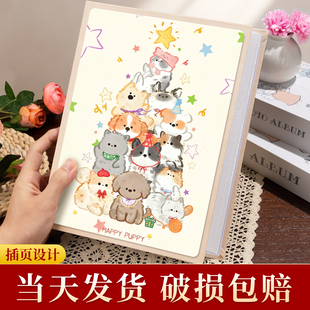 3寸6寸插页小相册本纪念册拍立得照片收纳大容量家庭儿童情侣影集