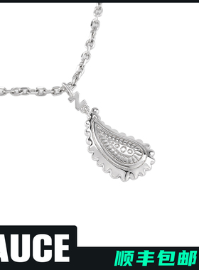 ZAUCE造赐 腰果花项链 原创街头潮流配饰 电镀白金