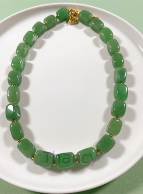 绿色东陵玉JCR短款项链