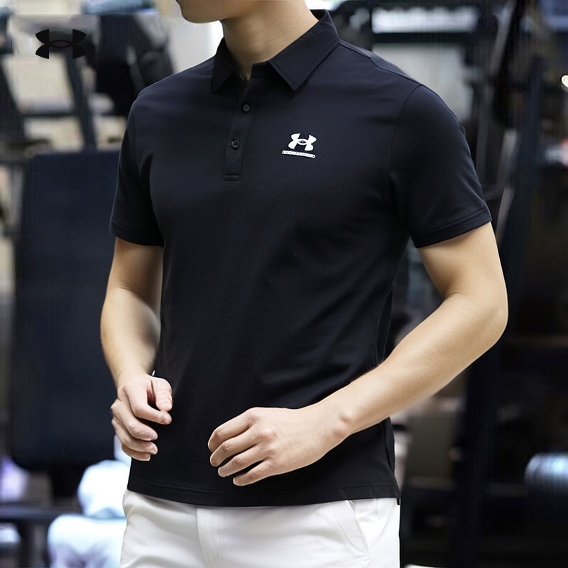 安德玛UA官方新款短袖运动健身跑步翻领T恤休闲polo衫男1386608AD,运动服/休闲服装,运动POLO衫,淘宝优惠券,粉丝福利购,淘宝优惠卷