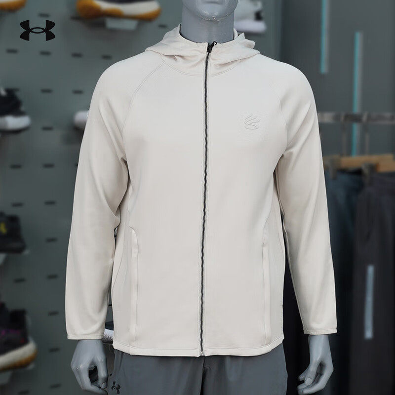 安德玛UA库里春季新款男子篮球运动连帽夹克休闲轻便外套1380323,运动服/休闲服装,运动卫衣/套头衫,淘宝优惠券,粉丝福利购,淘宝优惠卷