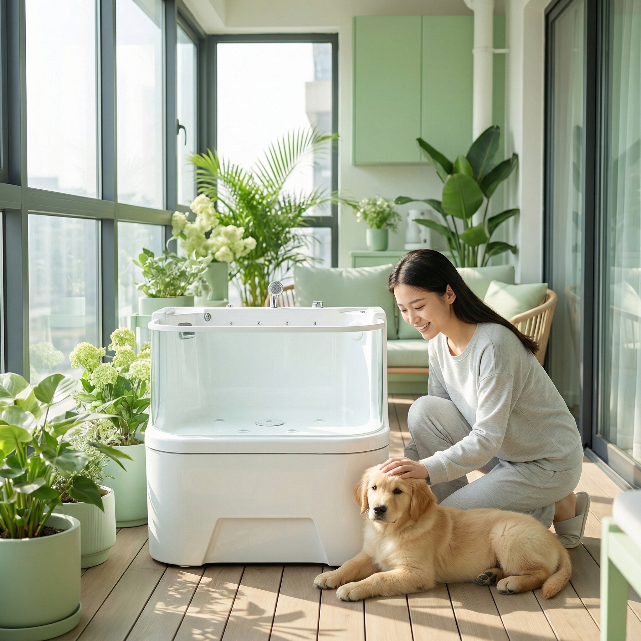 宠物spa浴缸猫咪浴缸宠物浴缸洗狗池洗猫盆spa缸宠物专用浴缸美容