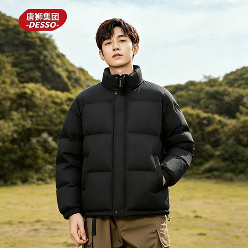 秋冬季唐狮集团DESSO棉服外套男女款情侣面包服防寒保暖棉袄1