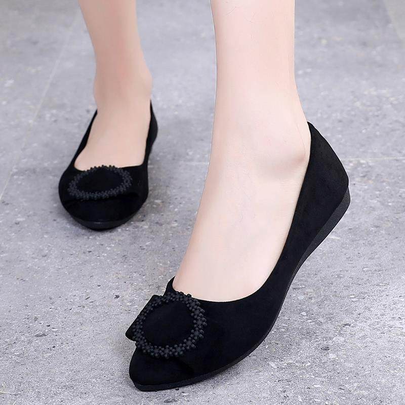 老北京布鞋女鞋2025新款时尚单鞋平底牛筋底软底上班工作鞋豆豆鞋,女鞋,传统布鞋,淘宝优惠券,粉丝福利购,淘宝优惠卷