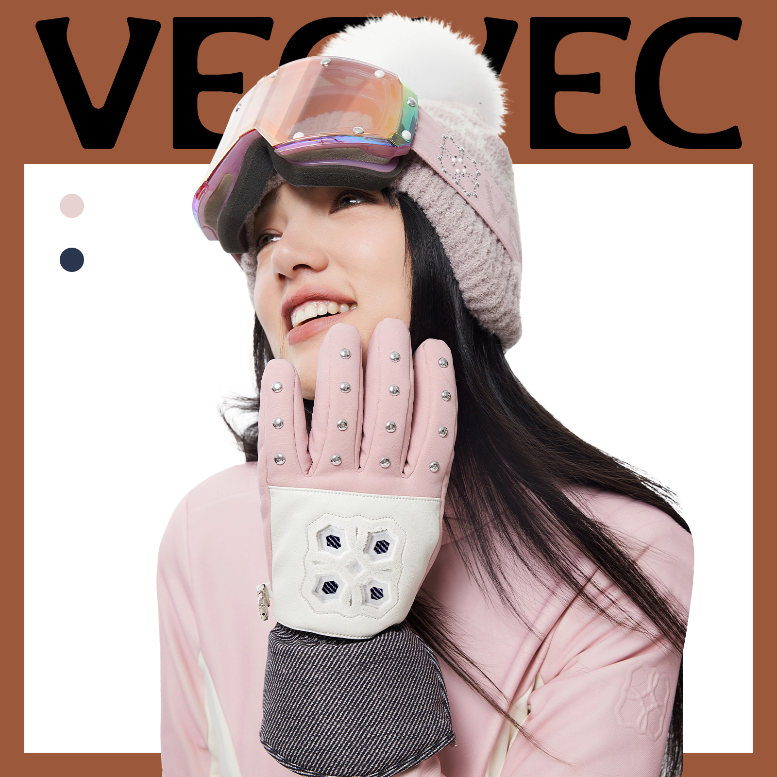 VECVEC成人滑雪手套女牛仔保暖透气防水防滑耐磨双板装备五指分指,户外/登山/野营/旅行用品,滑雪手套,淘宝优惠券,粉丝福利购,淘宝优惠卷