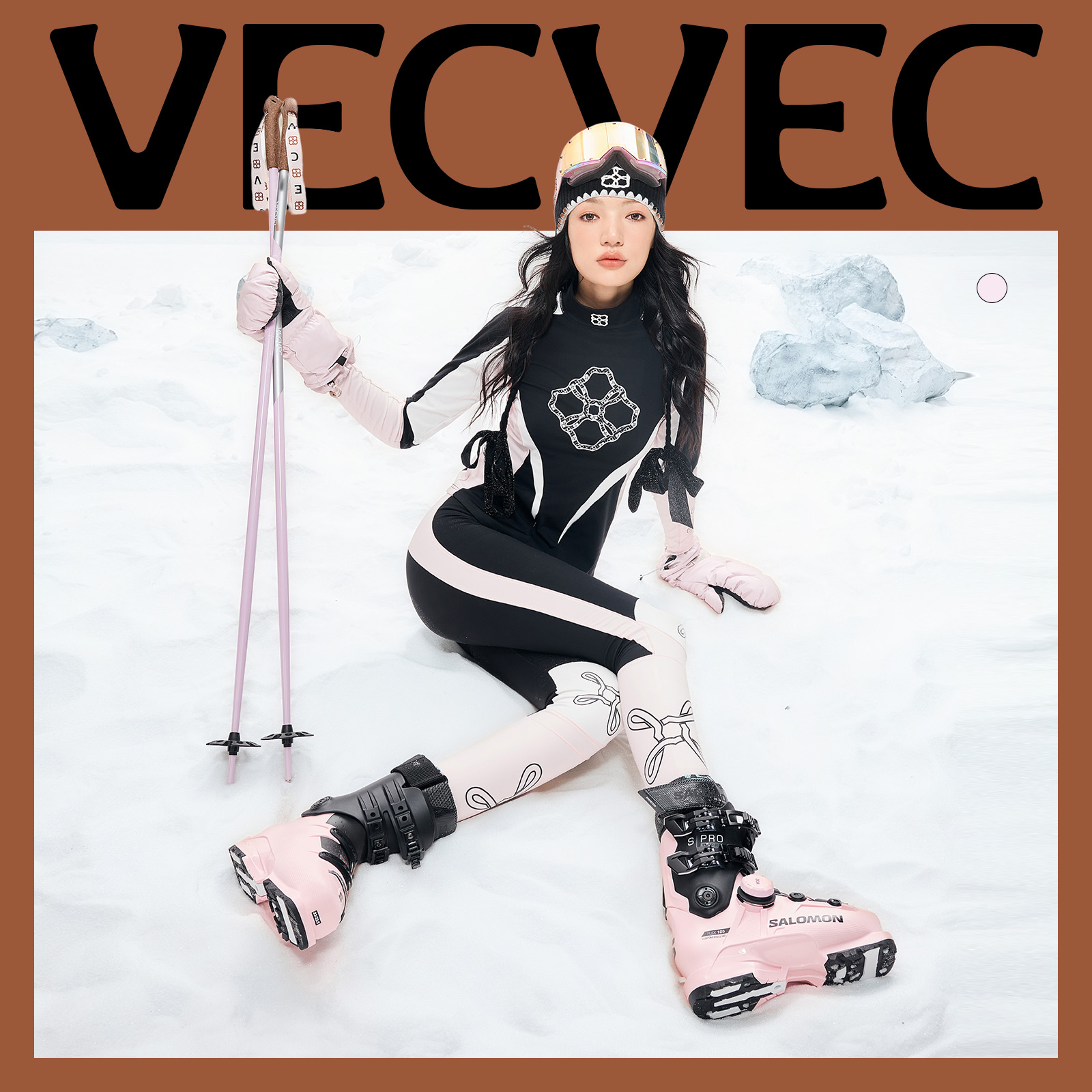 VECVEC速干衣裤套装秋冬户外运动专业保暖吸湿排汗修身打底衣女士