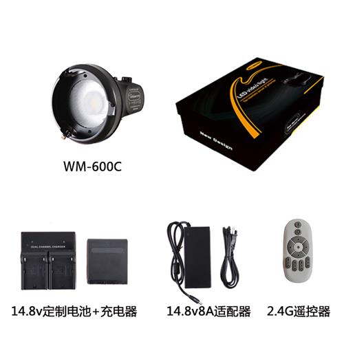 海力欧60HW摄影LED外拍灯采访便携夜景人像灯室内影楼儿童补光新