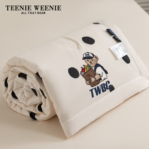 TeenieWeenie小熊刺绣波点夏凉被