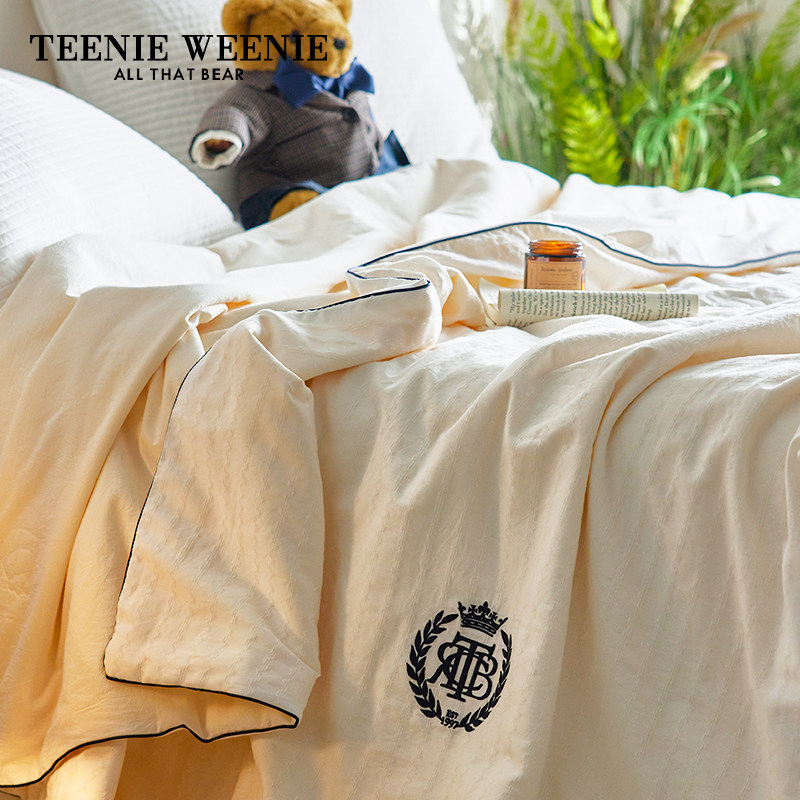 TeenieWeenie80%大豆纤维夏凉被2026新款全棉空调被单双人薄被子 - TeenieWeenie家纺旗舰店出品