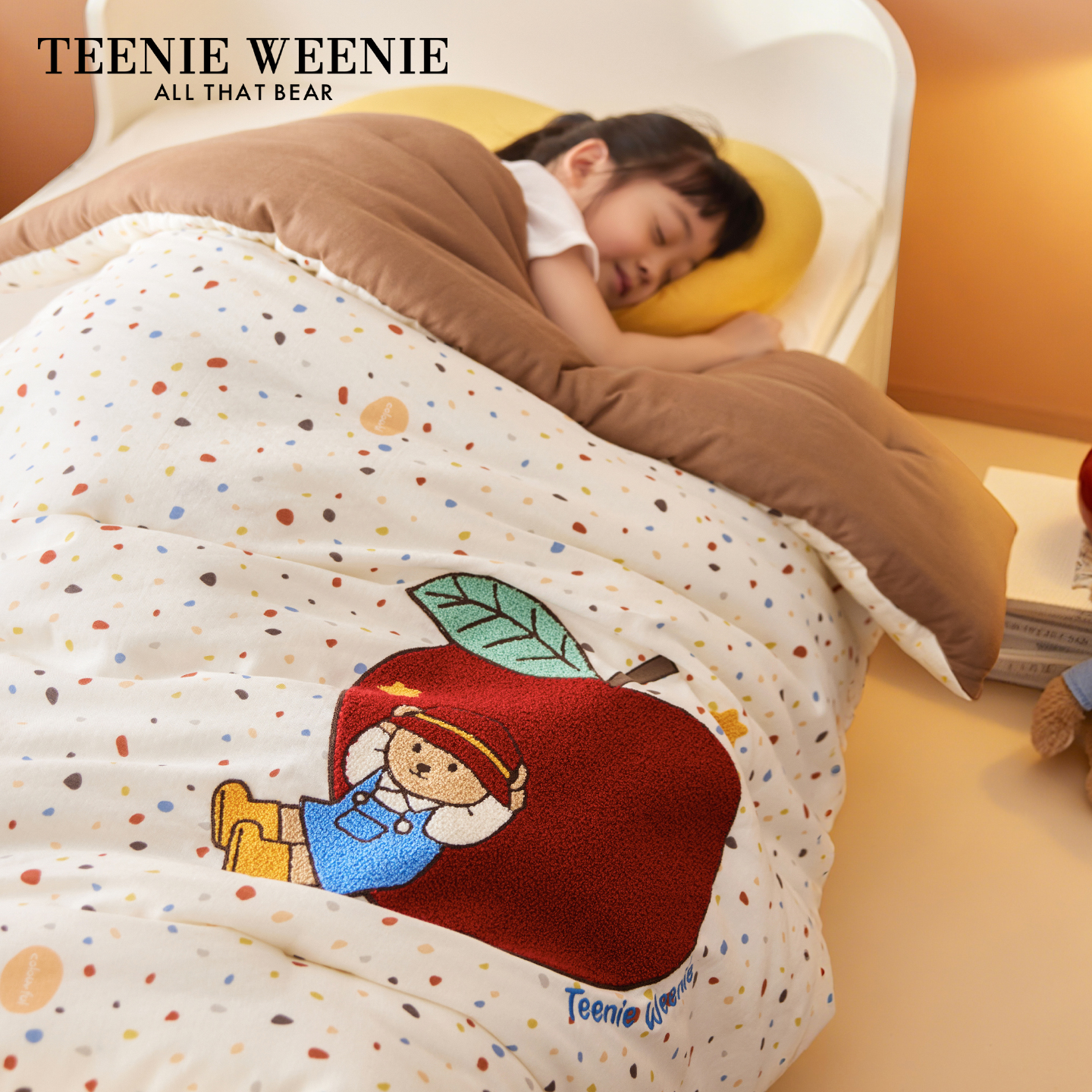 TeenieWeenie全棉双层纱抗菌被芯