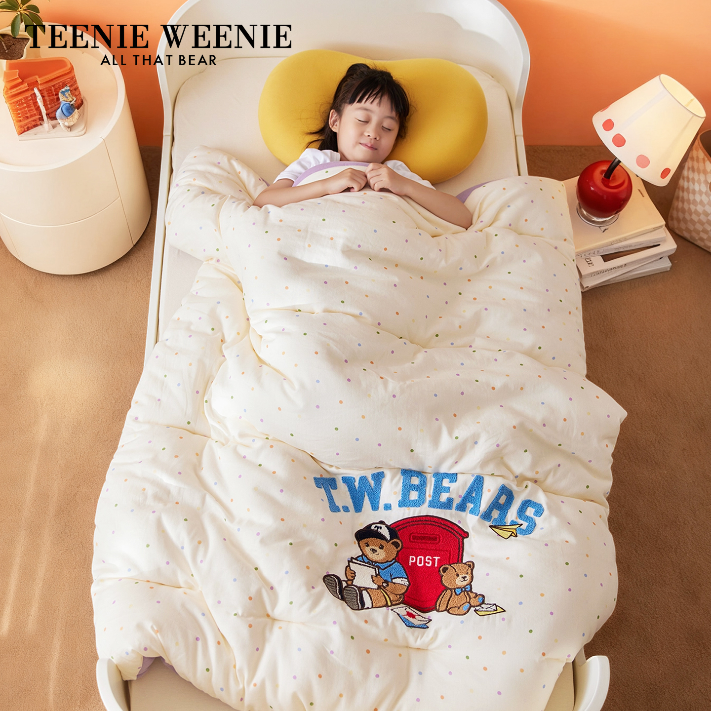 TeenieWeenie小熊全棉A类抗菌被