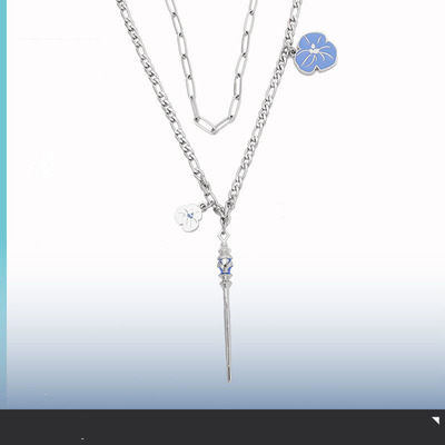 布洛妮娅次生银翼主题项链二次琪亚娜薪炎之律者戒指链