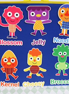 super simple songs人物毛毡英语公开课教具课堂游戏表演道具