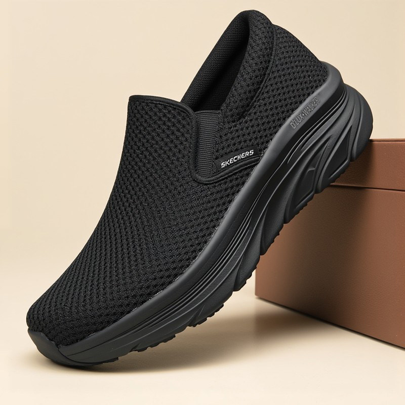 斯凯奇男鞋新款官方一脚蹬穿脱官方爸爸健步鞋子中老年男士休闲鞋,流行男鞋,健步鞋,淘宝优惠券,粉丝福利购,淘宝优惠卷