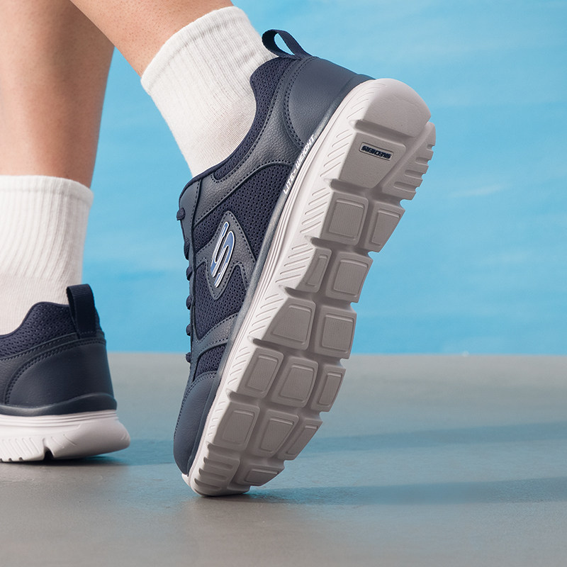 斯凯奇秋季男鞋新款官方正品轻便透气防滑网面运动休闲鞋,流行男鞋,时尚休闲鞋,淘宝优惠券,粉丝福利购,淘宝优惠卷