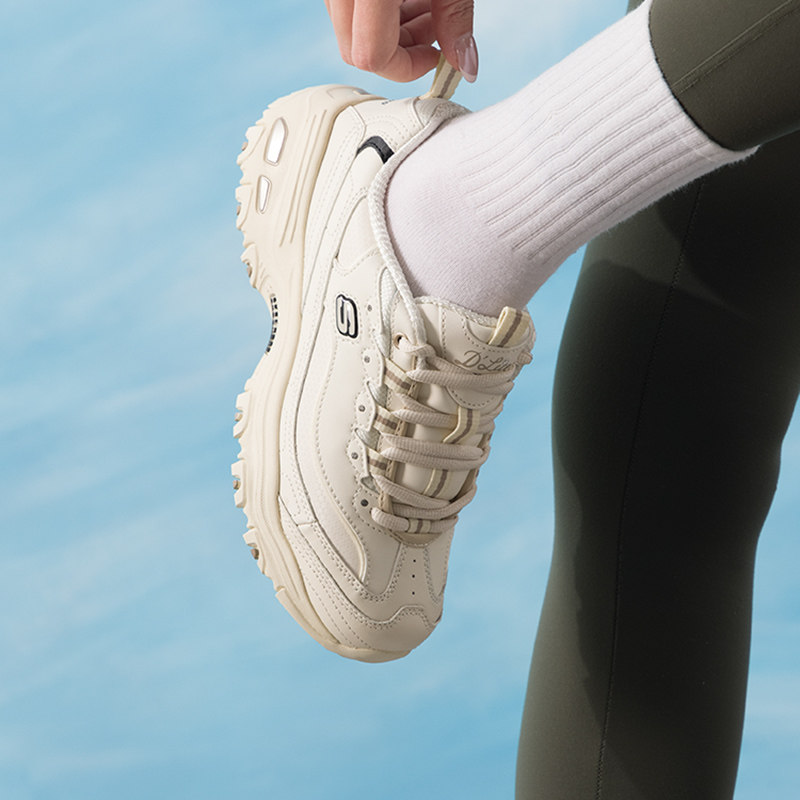 斯凯奇（Skechers）女鞋 新款运动鞋复古潮流时尚老爹鞋厚底熊猫,女鞋,时尚休闲鞋,淘宝优惠券,粉丝福利购,淘宝优惠卷