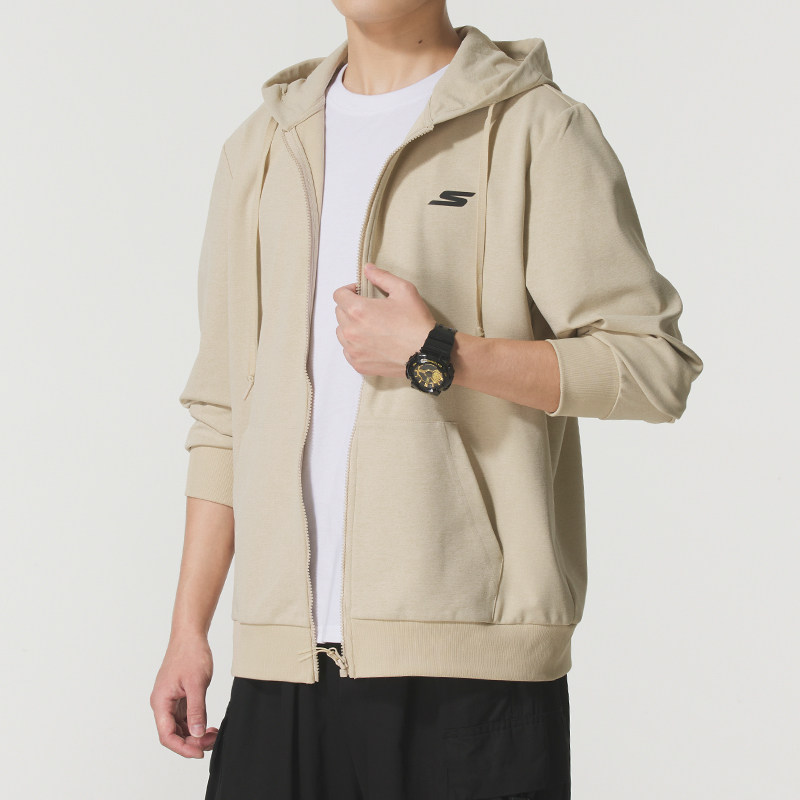 斯凯奇秋季新款男女同款连帽卫衣外套运动休闲夹克开衫官方正品,男装,夹克,淘宝优惠券,粉丝福利购,淘宝优惠卷