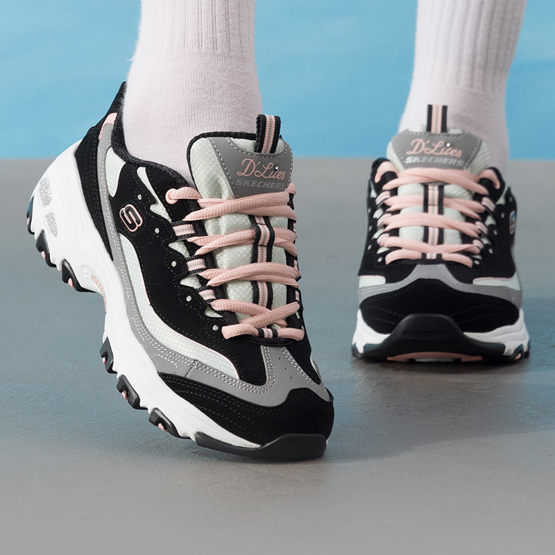 斯凯奇女鞋官方正品秋季新款熊猫鞋老爹鞋运动休闲鞋女士鞋子,女鞋,时尚休闲鞋,淘宝优惠券,粉丝福利购,淘宝优惠卷