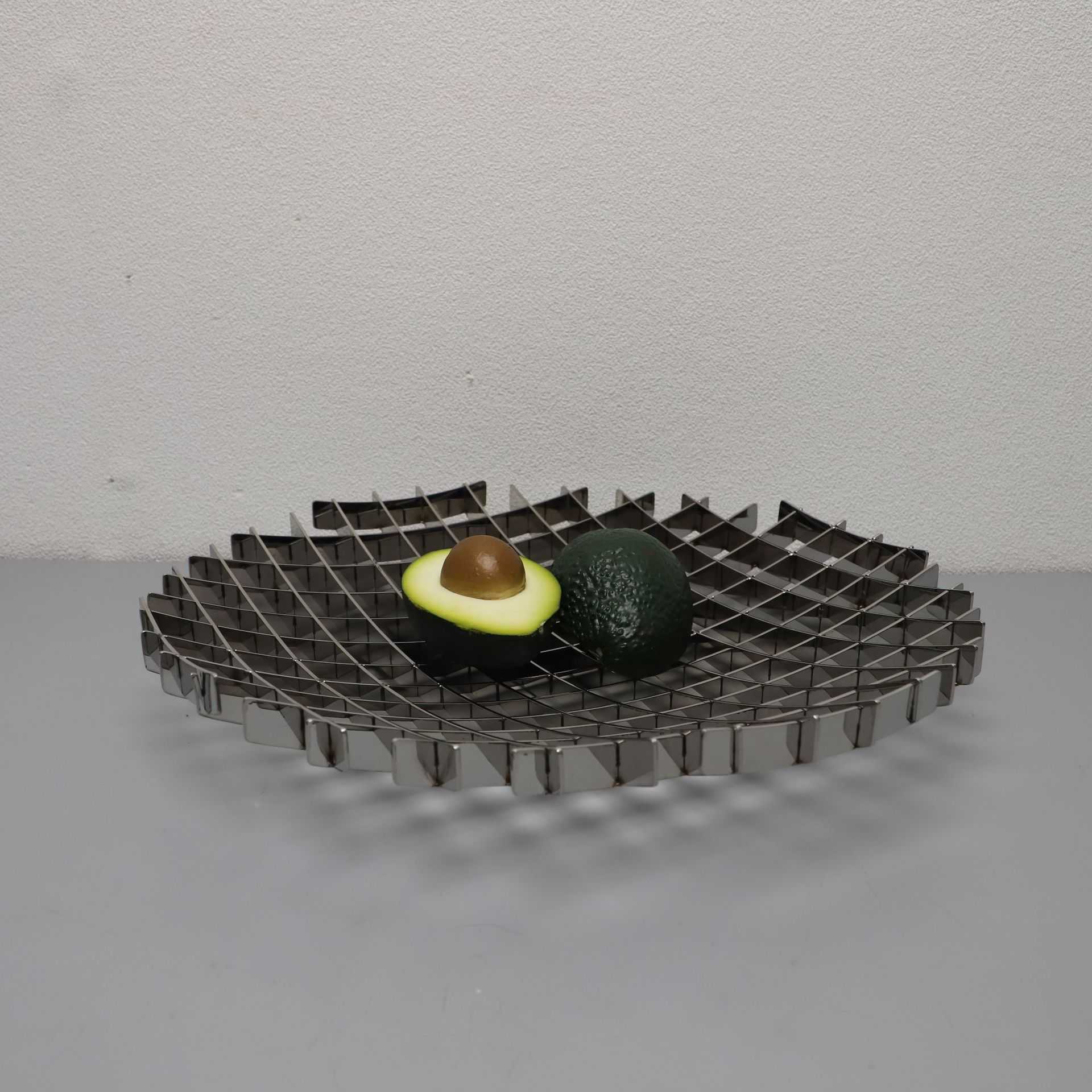 新款直销现代简约金属镂空果盘样板房电视柜家居桌面茶几客厅装饰