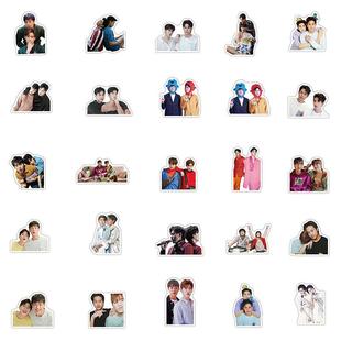 新款直销50张泰剧以你的心诠释我的爱涂鸦贴纸bkpp行李箱摩托车水