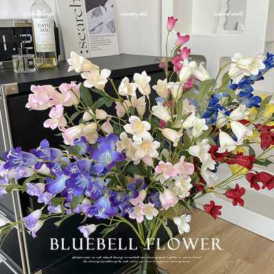 新款直销110cm长枝多杈大花头风铃花仿真花假花拍照道具餐桌花摆