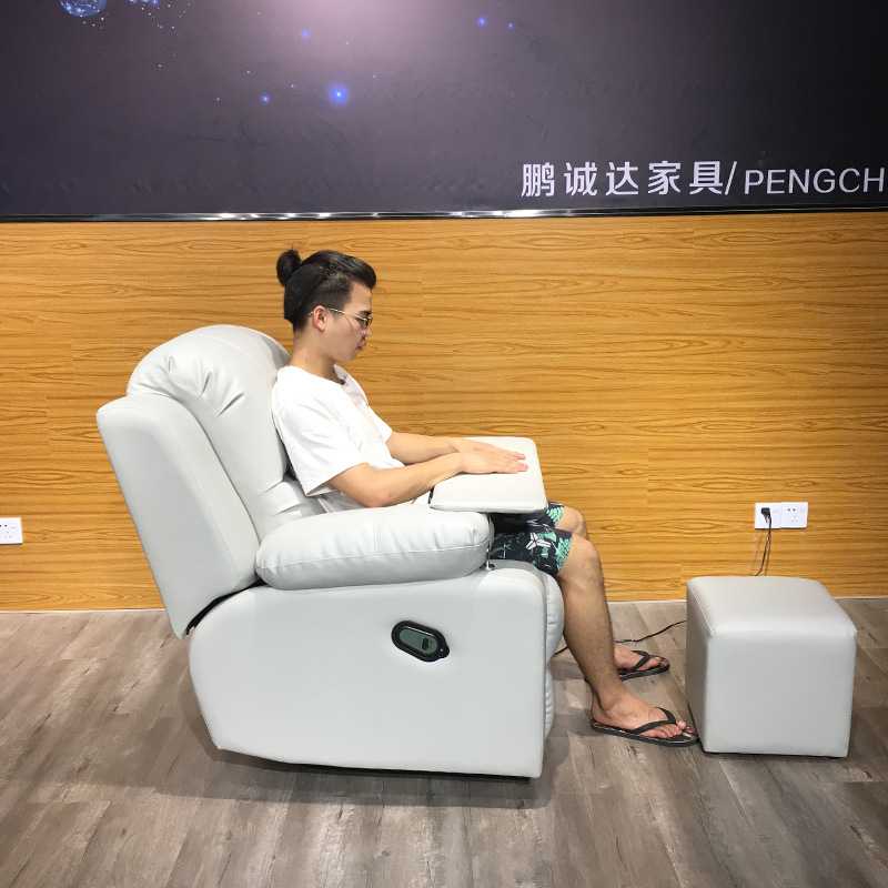 新款直销包邮单人皮制电动功能躺椅皮制欧式美容院美睫美甲沙发8