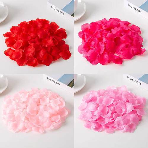 新款直销婚庆结婚婚礼玫瑰花瓣装饰 婚房布置仿真婚床表白求婚 干