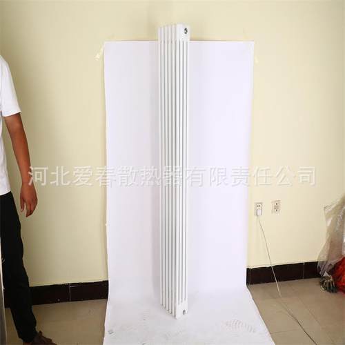 新款直销承接工程钢四柱暖气片散热器集体供暖老城改造南方取暖换