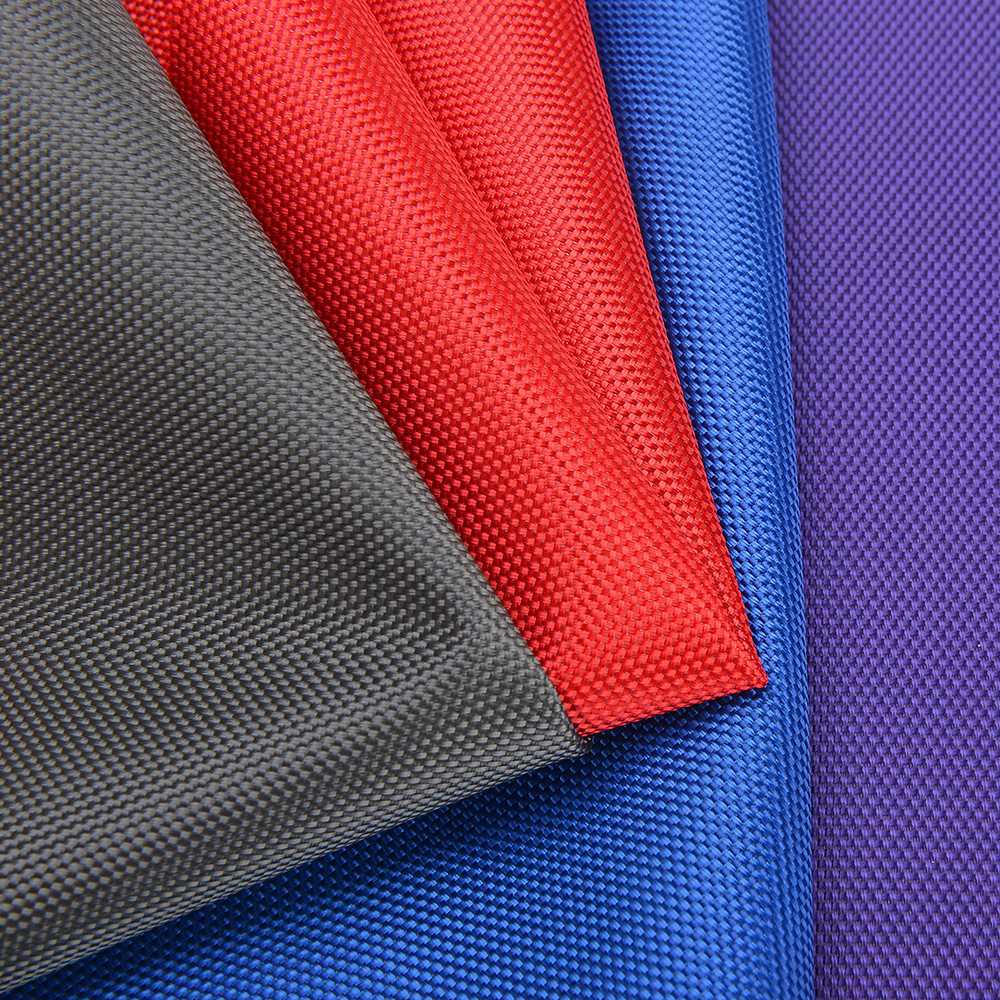 新款直销现货1680D牛津布双股优力胶涂层面料鞋材背包拉杆箱PVC涤