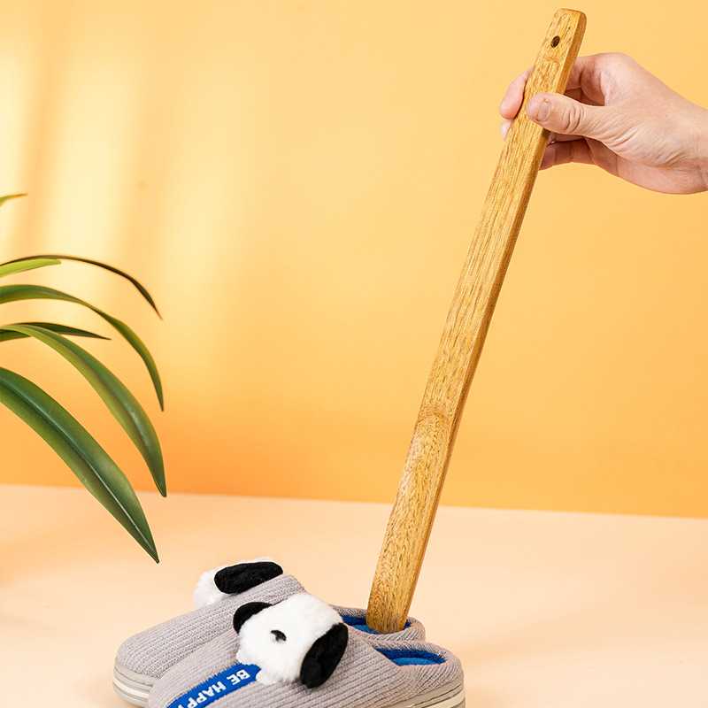 新款直销实木鞋拔子长柄家用鞋撑子扩鞋器孕妇用品长款免弯腰提鞋