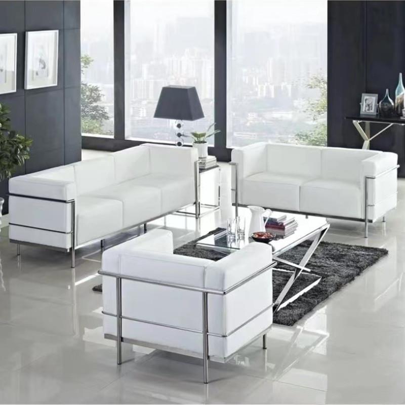 新款直销直供柯布西耶沙发中古风工装组合LC2沙发LC3办公沙发