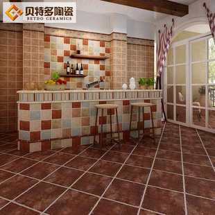 阳台瓷砖地爬墙砖165 简约七彩仿古 直销厨房卫生间地面砖0 新款