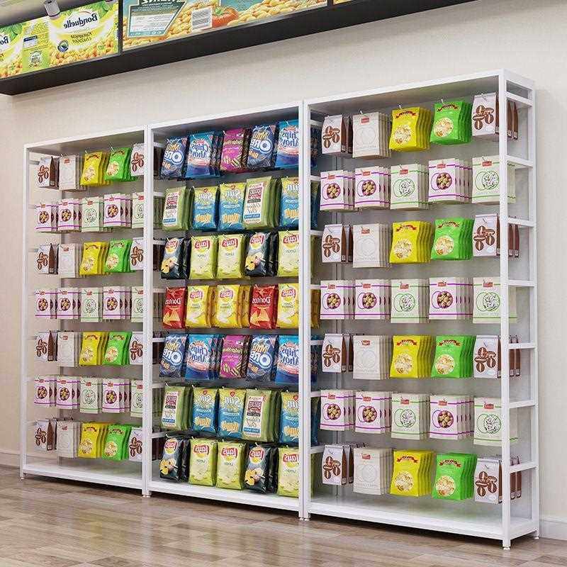 新款直销超市小货架手机配件展示柜自由组合零食挂钩饰品中岛便利