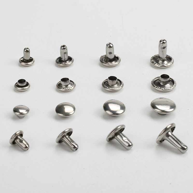 新款直销圆形撞钉平面子母扣帽钉金属铁质单双面撞钉服饰鞋包铆钉,居家布艺,纽扣,淘宝优惠券,粉丝福利购,淘宝优惠卷