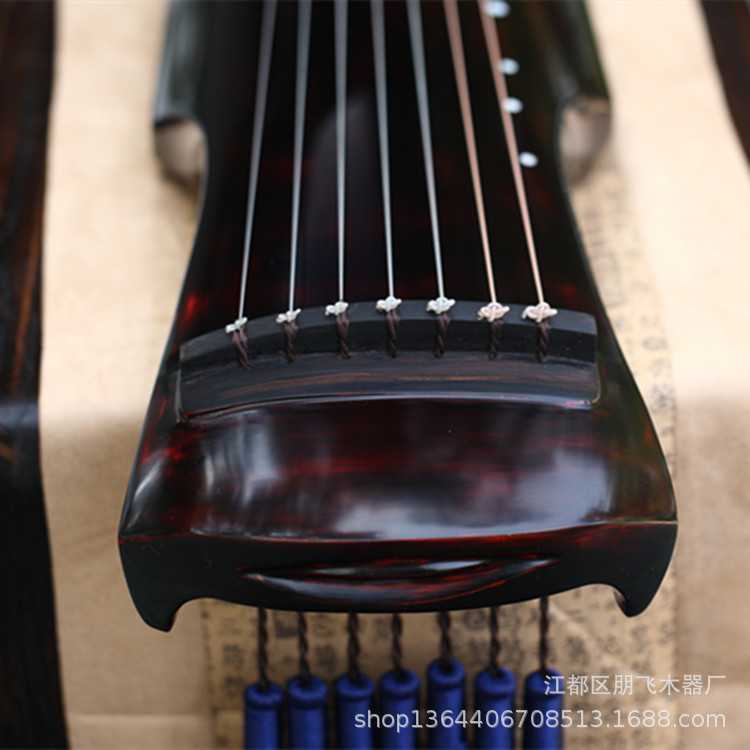 新款直销扬州古琴初学者入门演奏款仲尼款混沌款老杉木生漆古琴8