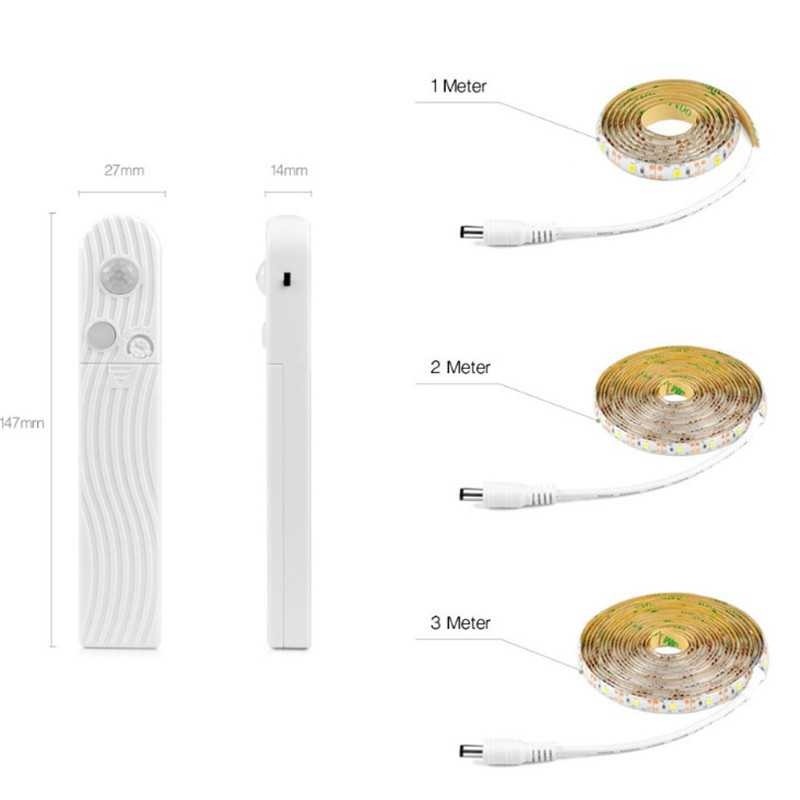 新款直销人体感应电池盒灯条跨境速卖通爆款2835橱柜灯条床小夜灯,家装灯饰光源,室内LED灯带,淘宝优惠券,粉丝福利购,淘宝优惠卷