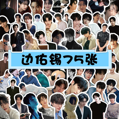 75张韩剧男主21世纪大君夫人男主边佑锡高颜值韩系男爱豆涂鸦贴纸