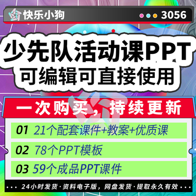 少先队活动课ppt模板礼仪知识六知六会建队日少年先锋队课件视频