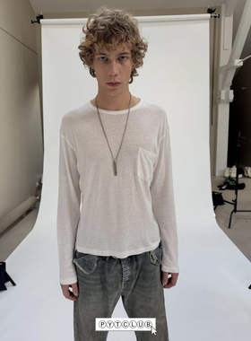 SS26 YOUNGYTKING Nofaith三色基础口袋内搭打底长T袖男女