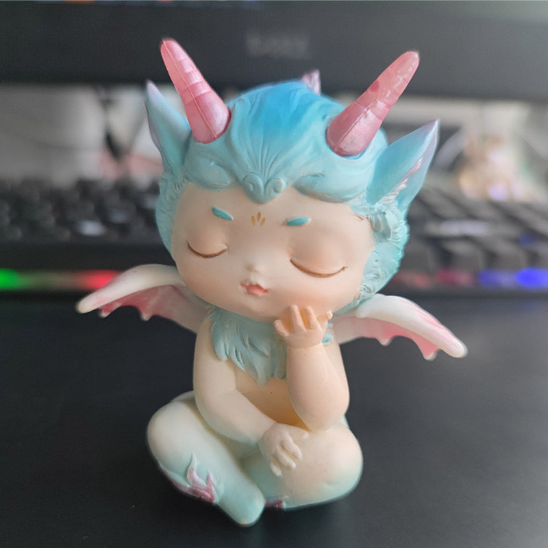 国潮摆件东方神兽卡通手办盲盒