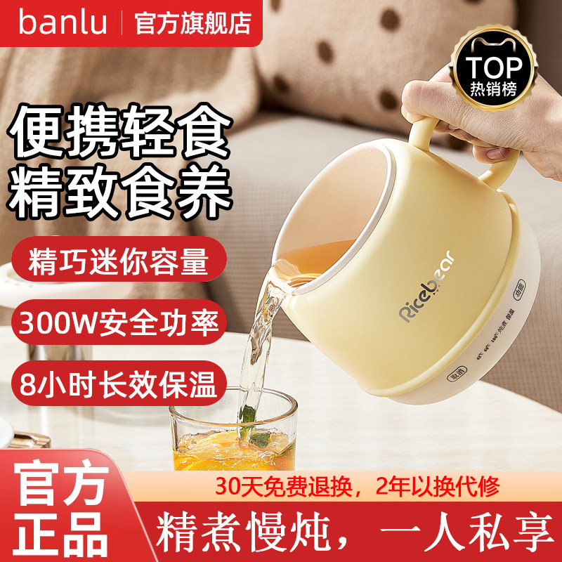 小型多功能电热水壶炖煮一体养生杯家用办公室宿舍迷你一人热奶杯